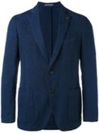 Classic Blazer - Men - Cotton/linen/flax/polyester - 48, Blue, Cotton/linen/flax/polyester, Gabriele Pasini