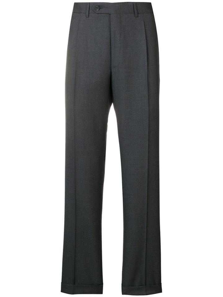 Canali Slim-fit Trousers - Grey