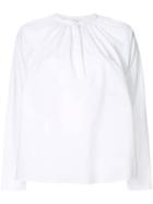 Giambattista Valli Ruched Detail Blouse - White