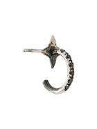 Angostura Stone Embellished Single Earring - Silver
