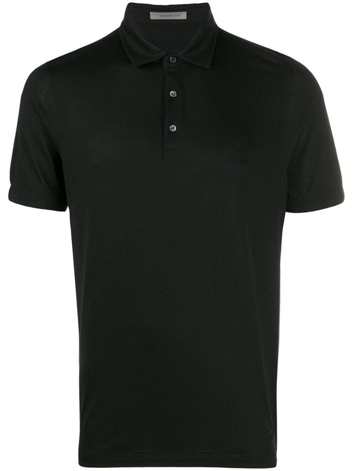 Corneliani Polo Shirt - Black