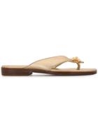 Chanel Vintage Cc Turnlock Motif Shoes Sandals - Gold