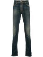 Diesel Distressed Straight Leg Jeans - Blue