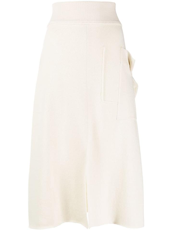 Cédric Charlier Fine Knit Skirt - White
