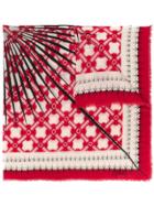Haider Ackermann Patterned Scarf - Red