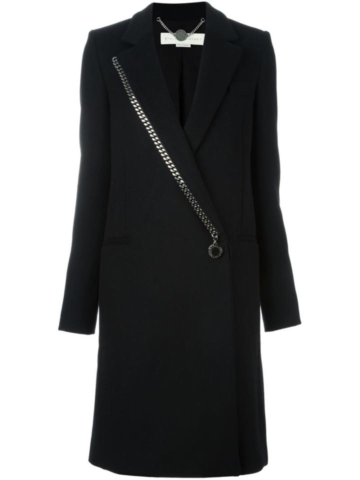Stella Mccartney 'falabella' Chain Detail Coat