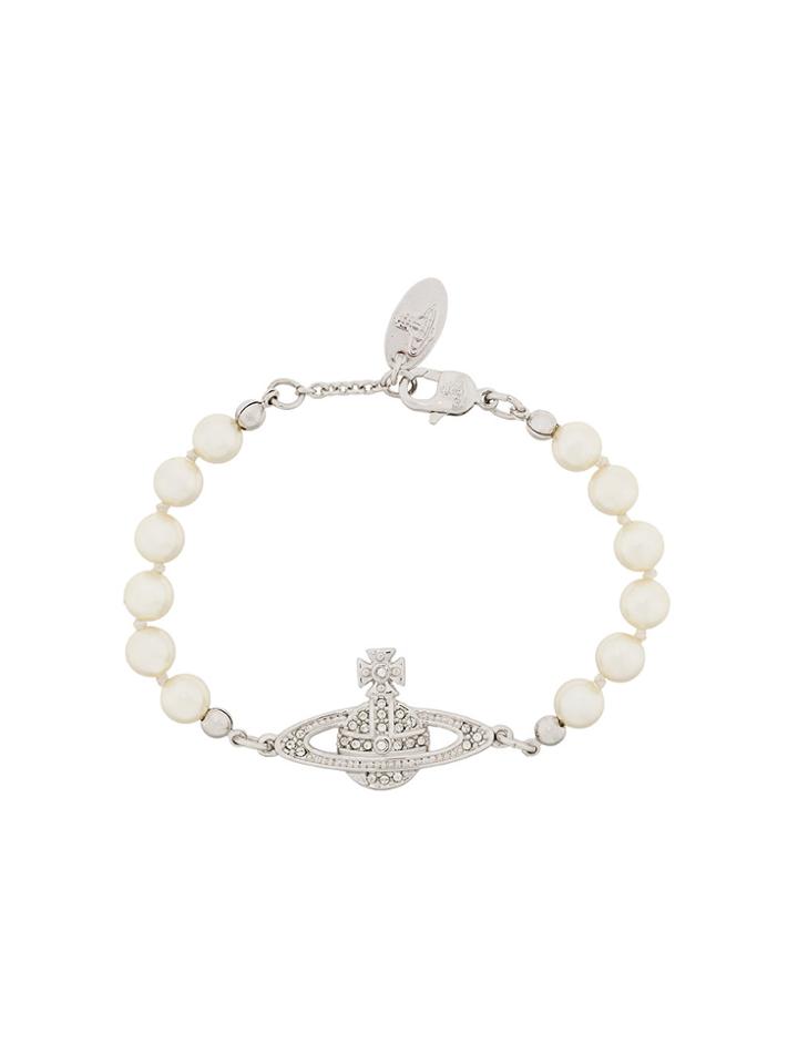 Vivienne Westwood Beaded Bracelet - White