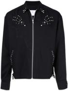 Toga Virilis Studded Bomber Jacket - Black