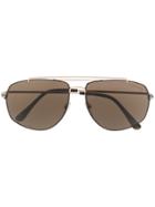 Tom Ford Eyewear Aviator Sunglasses - Silver