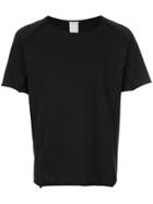 Carpe Diem Raw Hem T-shirt - Black