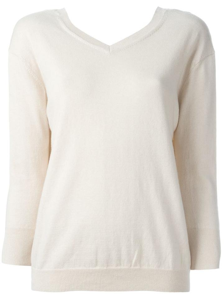 Isabel Marant Étoile 'kinsey' Sweater, Women's, Size: 40, Nude/neutrals, Cotton/wool