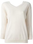 Isabel Marant Étoile 'kinsey' Sweater, Women's, Size: 40, Nude/neutrals, Cotton/wool