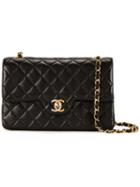 Chanel Vintage Mini 'paris' Shoulder Bag, Women's, Black