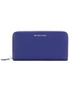 Givenchy Pandora Zip Around Wallet - Blue