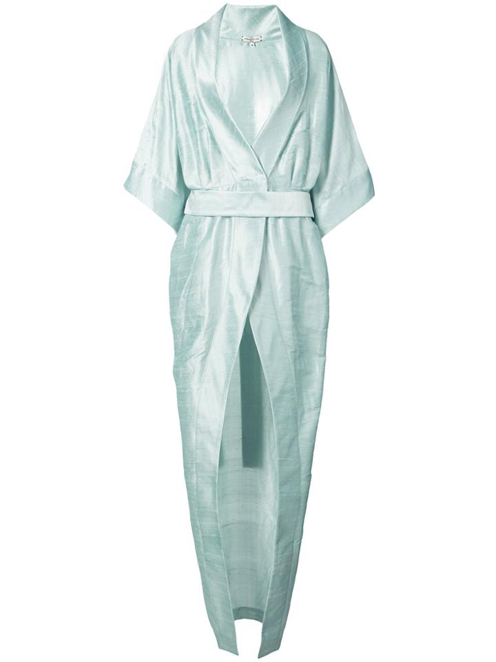 Natasha Zinko Belted Kimono - Green