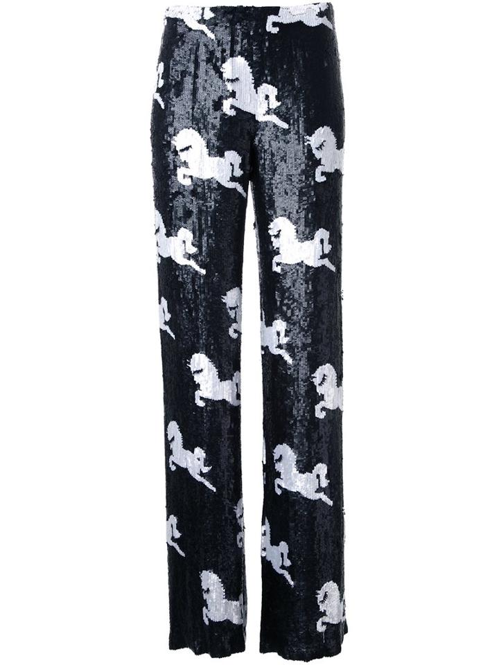 Macgraw 'molasses' Trousers, Women's, Size: 8, Black, Polyester/sequin