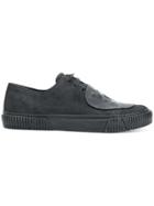Both Leather Trim Sneakers - Black