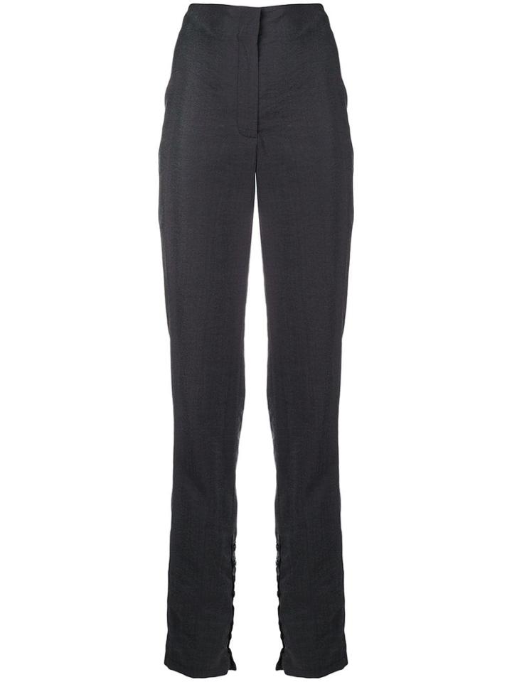 Lemaire Button Cuff Trousers - Grey