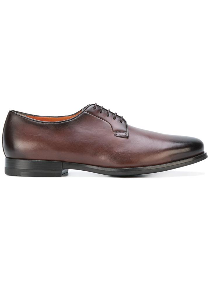Santoni Classic Derbies - Brown