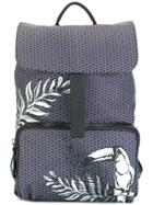 Zanellato Tucan Print Backpack - Brown