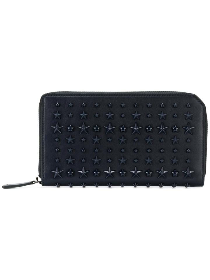 Jimmy Choo Carnaby Travel Wallet - Blue