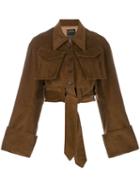 Rokh Patch Pocket Jacket - Brown