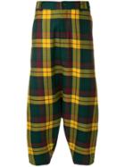 Comme Des Garçons Vintage Pleated Low Crotch Trousers - Green