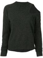 Christopher Esber Shoulder Cut-out Jumper - Grey