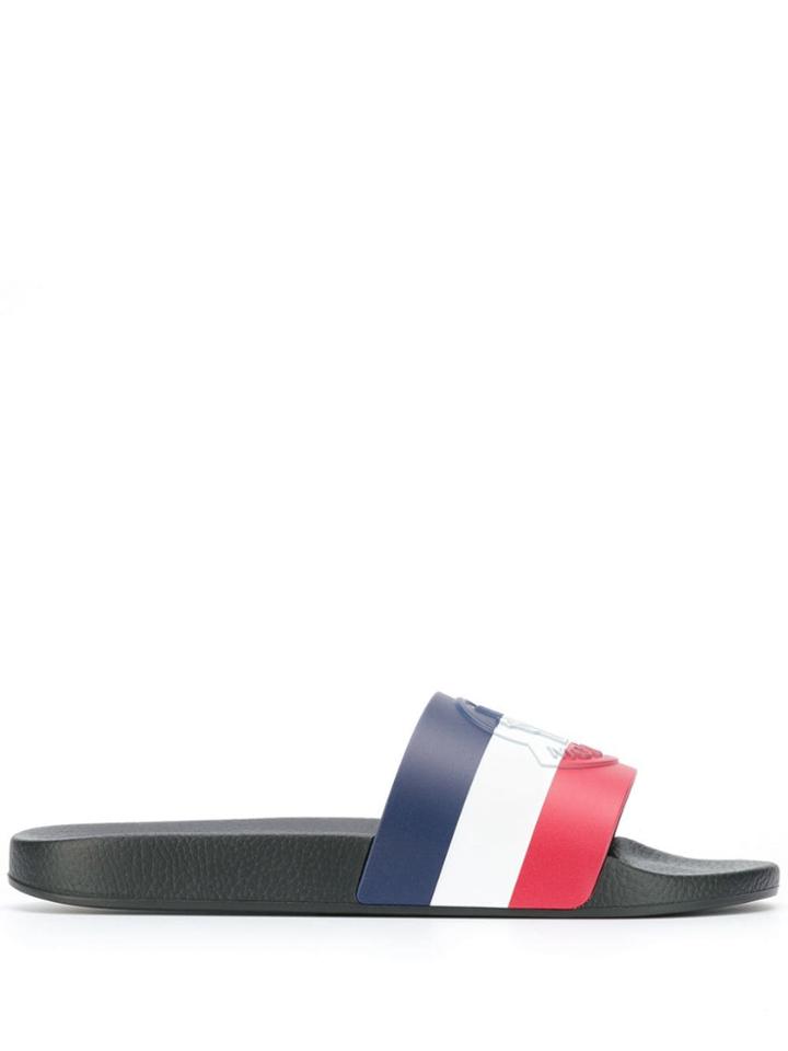 Moncler Basile Sliders - Blue