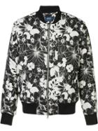 Levi's: Made & Crafted Floral Print Bomber Jacket, Men's, Size: 2, Black, Cotton/polyester/acrylic