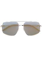 Fendi Eyewear Air Navigator Sunglasses - Metallic
