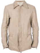 Incarnation Front-zipped Biker Jacket - Nude & Neutrals