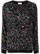 Ainea Sequinned Blouse - Black