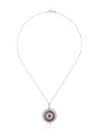 Luis Miguel Howard White Gold Sapphire And Diamond Reverso Necklace -