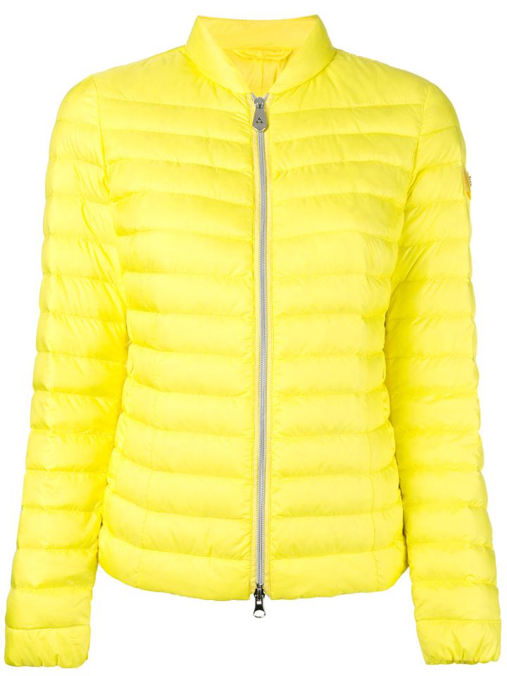 Peuterey Zipped Padded Jacket, Women's, Size: 40, Yellow/orange, Feather Down/polyester