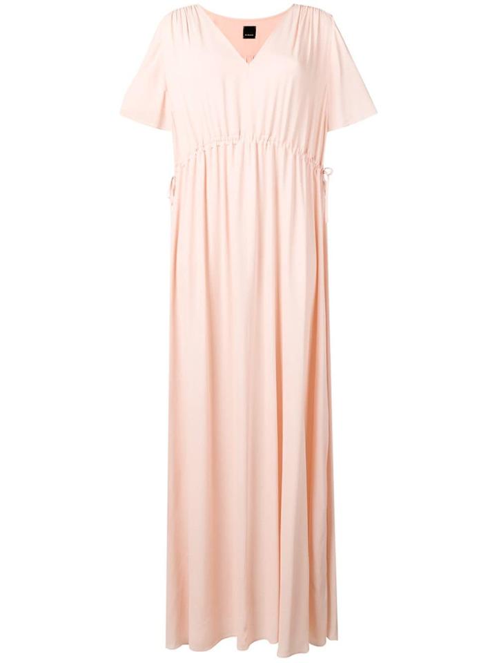 Pinko Drawstring-waist Maxi Dress