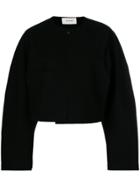 Lemaire Structured Cropped Jacket - Black