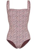Matteau Liberty Print Swimsuit - Berry