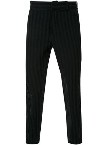 Ann Demeulemeester 'shaft' Striped Trousers