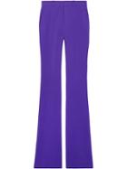 Gucci Stretch Viscose Skinny Flare Trousers - Pink & Purple