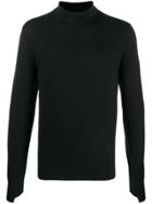 Ermenegildo Zegna Knitted Roll Neck Jumper - Black