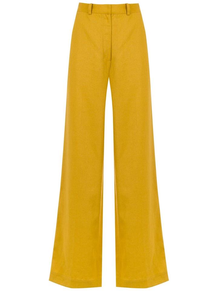 Andrea Marques Palazzo Trousers - Yellow