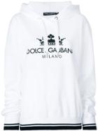 Dolce & Gabbana Logo-print Hoodie - White