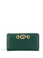 Gucci Zumi Continental Wallet - Green