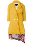 Comme Des Garçons Pre-owned Docking Puff Coat - Yellow