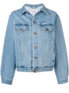Forte Dei Marmi Couture 'super Mama' Denim Jacket - Blue