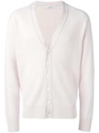 Tomas Maier V-neck Cardigan, Men's, Size: Small, Nude/neutrals, Cashmere