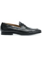 Silvano Sassetti Textured Loafers - Black