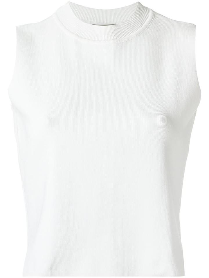 Egrey Sleeveless Blouse, Women's, Size: Medium, White, Viscose/polyamide/spandex/elastane