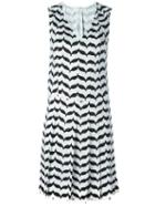 Neil Barrett Printed V-neck Dress